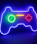 LED Gamer Neon Sign For Game Room Decor, 16x11 Inch Neon Wall Light With Acrylic Backboard, USB Powered 5V Low Voltage