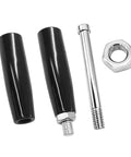 Revolving Crank Handle Latche M10 Trailer Jack Replacement Two Piece With Nuts For Marine Machinery in stainless steel