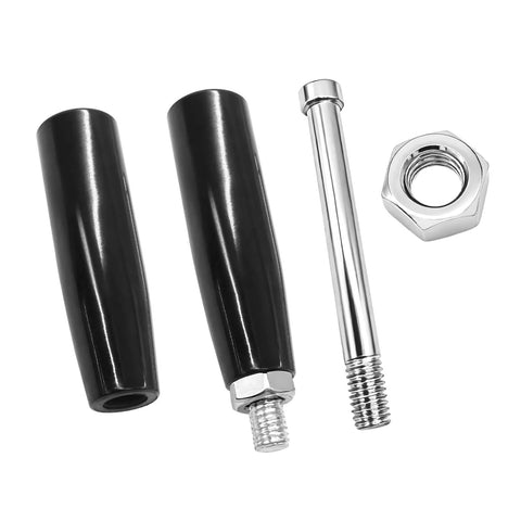 Revolving Crank Handle Latche M10 Trailer Jack Replacement Two Piece With Nuts For Marine Machinery in stainless steel