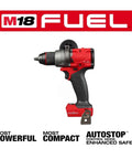 Workhorse Grade Cordless Brushless Drill Driver With Half Inch All Metal Chuck And Mechanical Clutch For Consistent Fastening, compact design.