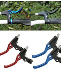 Heavy-Duty 4-Finger Aluminum Bike Brake Levers Set Universal 22mm Handlebar Fit For MTB BMX And Road Bikes Lightweight Durable