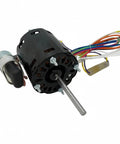 Gutsy 5008S Hvac Refrigeration Fan Motor Cranking Out 1550 Rpm And Smooth Reversible Rotation For Straight Up Bulletproof Blower Swaps With Zero Headaches Ever, featuring black casing and colorful wiring.