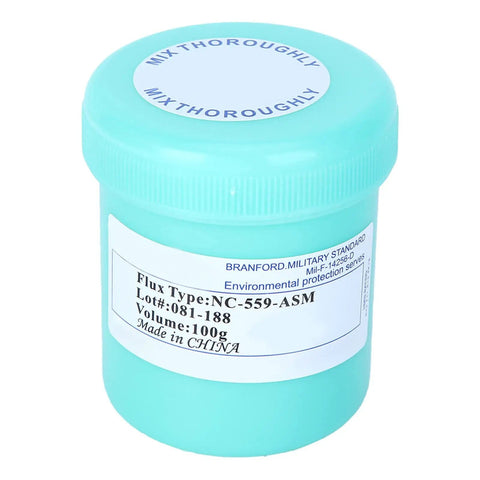 Flux Paste Solder Tin Cream Pro Grade No Clean Soldering Paste For Mobile Phone PCB Repair And BGA PGA SMD Rework 100g jar