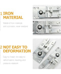 Heavy Duty Four Pack Sofa Connectors For Sectional Couches And Modular Sofas, Iron Furniture Clamps, anti-corrosion material