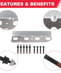 Image of 5.7L Hemi Exhaust Manifold Gasket Set With Bolt Studs And Nuts Plug And Play Bolt-On Direct Fit