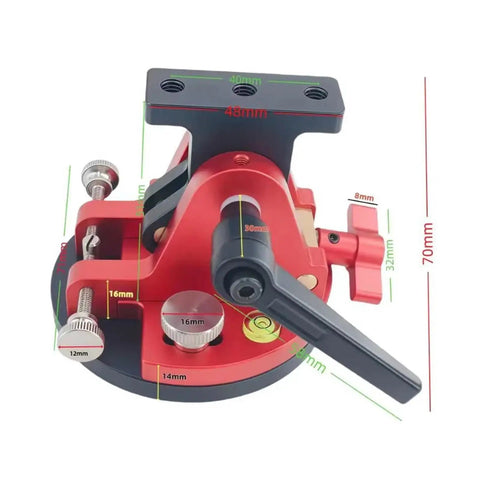 Latitude Adjustment Seat And Harmonic Equatorial Mount For Telescopes, Stable Positioning With 15kg Load Capacity, red metal construction