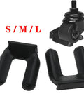 4 Pack Rubber Furniture Wheel Stopper Set For Chairs And Beds Non Slip Silent Caster Stoppers Protect Floors Easy To Clean