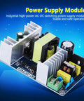 Top Shelf High Power Switching Power Supply Module 180W AC DC 36V 5A Heavy Duty Industrial Power Adapter with cooling fins.