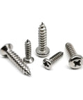 Micro Self Tapping Screw Set 304 Stainless Steel Rust Resistant M1.2 Through M4 Assorted Sizes For Wood And Plastic No Sweat Assembly 380 Piece Hardware Kit with various screw sizes.