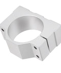 Heavy Duty CNC Spindle Clamp Motor Bracket Holder 65mm Hella Sturdy Aluminum Router Mount shown from a top angle.