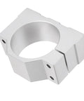 Rock Solid Top Shelf Aluminum Spindle Clamp And Motor Bracket For Cnc Machines 65Mm Heavy Duty Precision Mounting Holder 1 Set Durable Pro Shop Essential, close-up view of spindle clamp.