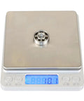 KABOBEARING 608 open deep groove ball bearing with nylon cage, 8x22x7mm, C3 clearance, top view