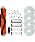 Four In One Vacuum Mop Kit For S10 Plus B105 With Roller Brush Side Brush HEPA Filter And Mop Cloths For Deep Cleaning Hard Floors And Low Pile Carpets, replacement parts set