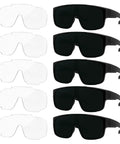 Shade5 Welding Goggles OTG Over Glasses With UV Block Swap Lenses, 1.5 Pack includes five goggles and five replacement lenses