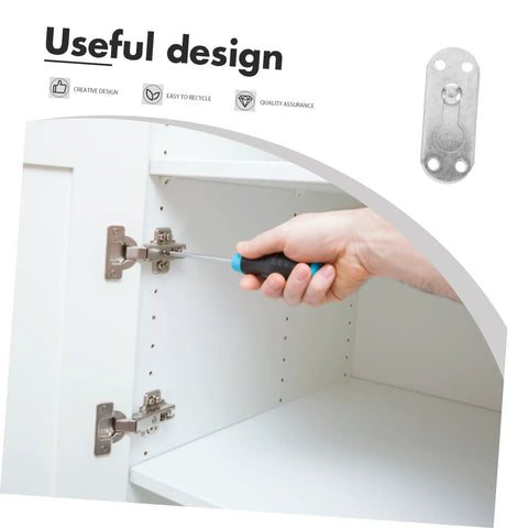Top Shelf Heavy Duty Metal Bed Rail Brackets With Concealed Headboard Mounting Hardware Six Piece Kit in use for furniture reinforcement.