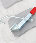Two Pack J-Hook Toggle Clamp 170kg Capacity, 143x49mm Quick-Action Draw Latch Clamp with red handle