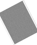 Silver Acrylic Damping Tape For Vibration And Noise Busting On Metal And Plastic Panels, 6x10.5 inch sheet, angled view