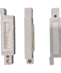 Metal Spirit Level Bubbles Horizontal Measuring Instruments Element Part JCM30-701611 1PCS showing three angles of a metal level.