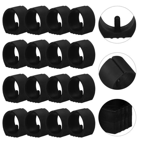 U Shaped Chair Leg Caps Floor Glides For Bar Stools And Hardwood Floors Easy Clip On No Sweat Install Universal Fit Durable Plastic