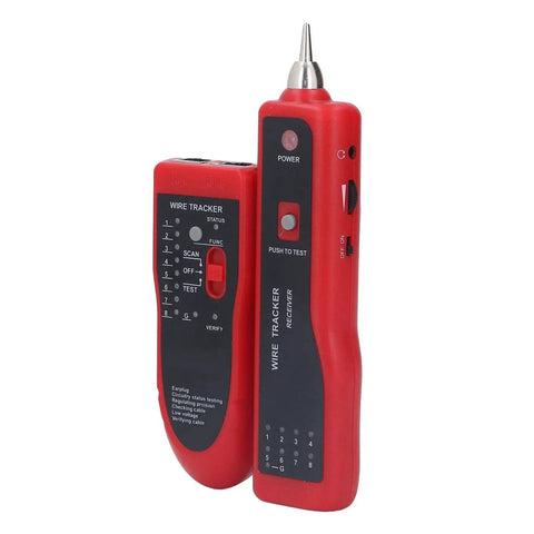Wire Tracer Receiver Kit And Network Cable Tester Line Finder For Pro Grade Telephone Line Maintenance And Weak Current Work Under 65V