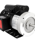Reliable 1.5 HP Electric Motor With 3450 RPM Reversible Single Phase 56C Frame TEFC Five Eighth Inch Shaft 115V And 230V