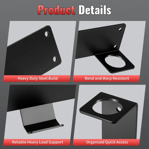 Heavy Duty Jack Stand Wall Mount Organizer For Hydraulic Trolley Jacks And Garage Tools Wall Mounted Tool Holder And Hangers Rack product details