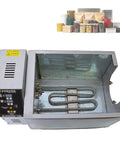 No Fuss Top Shelf Electric Coffee Bean Roaster Machine Featuring Hella Smooth Drum Rotating Action For Nuts And Beans Even Heat Distribution, top view.