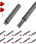 12 Pack Magnetic Push Latch for Cabinets and Drawers Hidden Touch To Open Door Latch Push Release Cabinet Hardware shown
