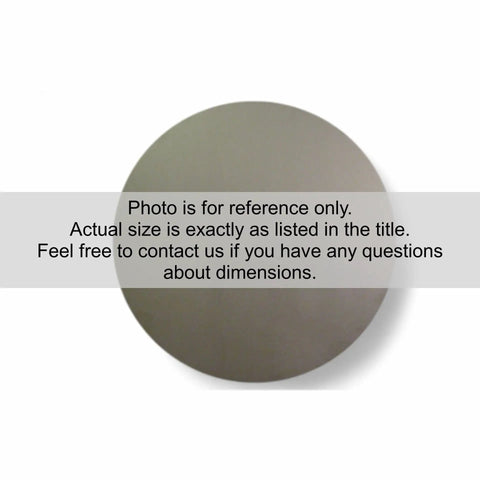 Quarter-Inch Aluminum Disc, 3.5-Inch Diameter Round Plate, 6061 Aluminum For DIY Metal Fabrication And Craft Projects
