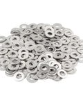 Pile of Stainless Steel Fender Washers M6 ID 6mm OD 11.5mm Pack Of 100 For Fastening Spacing And Load Distribution For DIY Projects Hardware