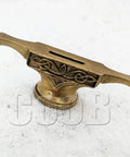 Bronze Finger Guard Bolster For Hunting Knives, Celtic Style Pommel Guard For Custom Knife Making, detailed view