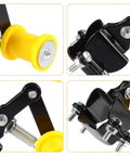 Dope Metal And Plastic Chain Tensioner Kit That Slaps Riders Hard With Roller Guide For Smooth Riding And Ultimate Safety On Any Ride, black and yellow
