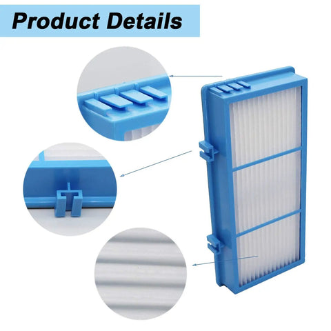 Replacement Filter Set For Holmes Aer1 And Bionaire Purifiers With Four Filters And Eight Booster Pre Filters HAPF300AH U4R NUC close-up details