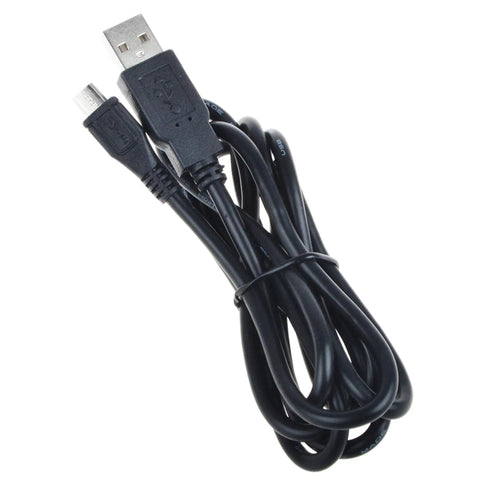 Micro USB Charger Cable For FlightScope Mevo Plus GPS Launch Monitor And Golf Simulator Replacement Cord, coiled black cable