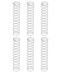 Six Pack Stainless Steel Compression Springs 1mm Wire Diameter 15mm Outer Diameter 80mm Length 304 Grade Rust Proof Heavy Duty Ballpoint Pen Pressure