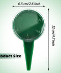 Compact Handy Seed Spreader Handheld Planter Tool For Tiny Seeds Portable Mini Garden Seeder size dimensions shown