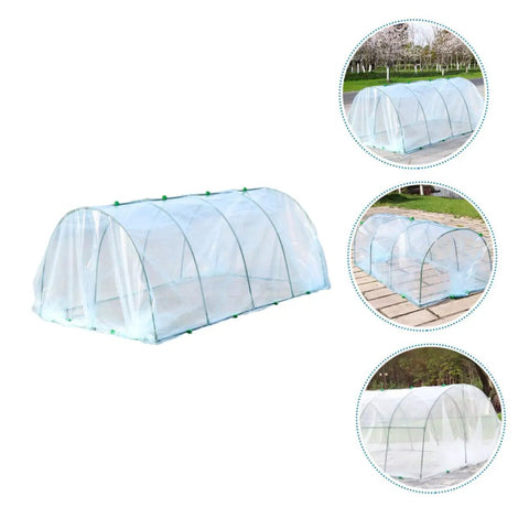 Outdoor Plastic Greenhouse Cover With Bracket To Keep Plants Warm And Boost Moisture Retention For Potted Veggies And Flowers Easy Greenhouse Accessory For Terraces Lawns And Gardens