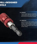 Adjustable Depth Screwdriver Bit Holder With Magnetic Quick Change One Quarter Inch Bit Holder for Impact Drills and Shafts