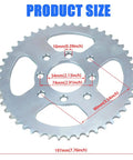 Beefy 8 Hole 48 Tooth Chain Sprocket Hub for Predator 212cc 196cc Go Kart Mini Bike with detailed size measurements
