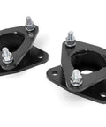Ram 1500 2 Point 5 Inch Front Leveling Kit for 4WD 2006 2011 Run Up To 33 Inch Tires black metal spacers with bolts
