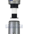 Heavy Duty High Flow Air Pressure Regulator With Particulate Filter And Auto Drain Water Trap For Compressed Air Systems Three Quarter Inch NPT Regulates Seven To One Hundred Seventy Five PSI 160 CFM Metal Bowl With Sight Glass Wall Mount Bracket