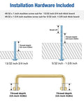 Brushed Brass Cabinet Handles 15 Pack With Three And Three Quarters Inch Hole Center And Four And Three Eighths Inch Overall Length Zinc Alloy