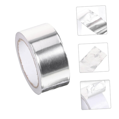 Roll of Outdoor Sealant Tape Leak Stop For Seam Repair With PTFE Adhesive Waterproof Tape For Boat Sealing And Hose Repairs No Fuss Easy Fix For Home And Marine Projects Today, shown with silver finish.