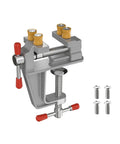 Heavy Duty 360 Degree Swivel Cast Iron Bench Clamp For Home Workshop And Metal Fabrication, Portable Workbench Clamp For Grinding And Drilling