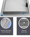 Close-up of Heavy Duty Metal Ceiling Access Panel For Drywall Utility Rooms showing aluminum alloy frame and screw holes.