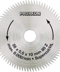 Super Cut Crosscut Jigsaw Blade Fits KS 115, 2 9/32 Inches Eighty Tooth Saw Blade, 58mm steel blade with 80 teeth.