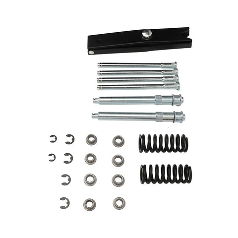 Door Hinge Pin Bushing Repair Kit For Chevy Trucks With Metal Hinge Roller Pin And Spring Tool Direct Replacement For C1500 C2500 C3500 K1500 K2500 Helps Smooth Door Operation Stop Sag And Quiet Clunking., metal pins, bushings, clips, and springs