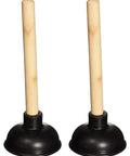 Heavy Duty Drain Plunger With 4 Inch Cup Head And 9 Inch Handle For Ultra Fast Unclogging Of Kitchen, Bathroom, And Laundry Drains