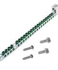 Ground Bar Kit For Eaton Electrical Panel GBK2120 with screws, fits BR and CH series load centers, secure grounding point