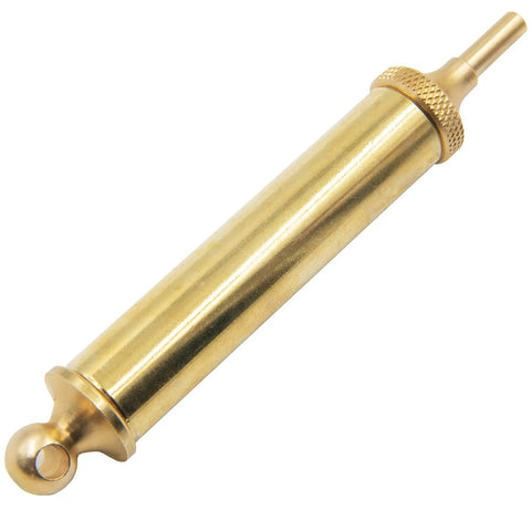 Flintlock Pan Primer Brass Dispenser For Muzzleloaders With 3 Grain Spout, 100 Percent Brass Construction, Easy Trigger Measure, Field Ready